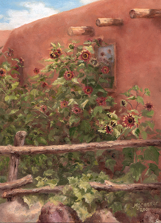 RED SUNFLOWERS